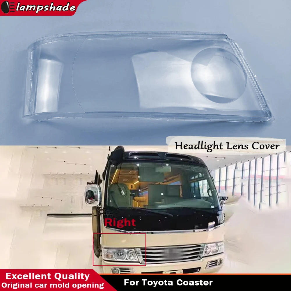 Car Front Headlight Shell Transparent Lampshdade Plexiglass Headlamp Cover Replace Original Shade Lens For Toyota Coaster
Car Front Headlight Shell Transparent Lampshdade Plexiglass Headlamp Cover Replace Original Shade Lens For Toyota Coaster