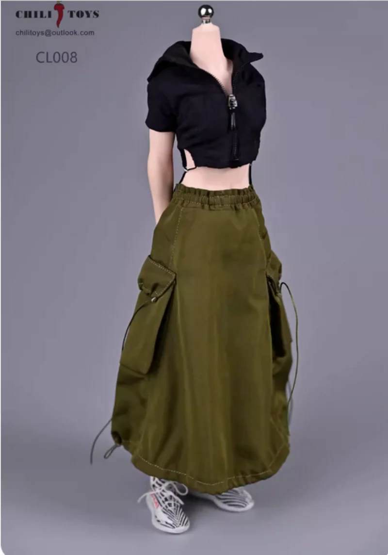 CL008 1/6, женская одежда с солдатиками, модная черная куртка, юбка, модель для 12 дюймов TBL ph
CL008 1/6, женская одежда с солдатиками, модная черная куртка, юбка, модель для 12 дюймов TBL ph