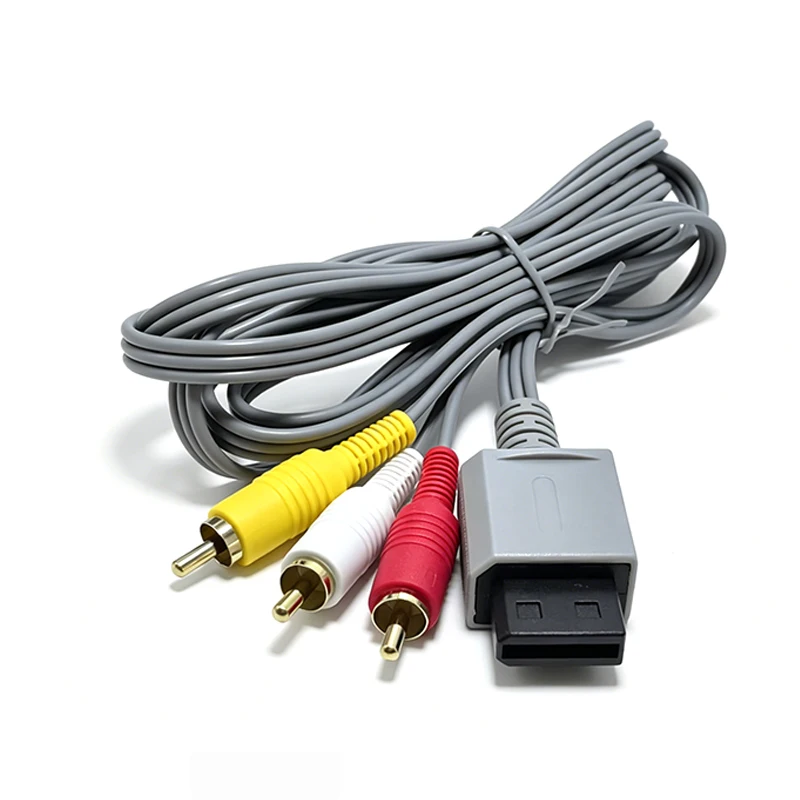 1.8m 3 RCA Cable for Nintendo Wii controller Console Audio Video AV Cable Composite 480p Gold-plated 3RCA for will Cable cord
1.8m 3 RCA Cable for Nintendo Wii controller Console Audio Video AV Cable Composite 480p Gold-plated 3RCA for will Cable cord