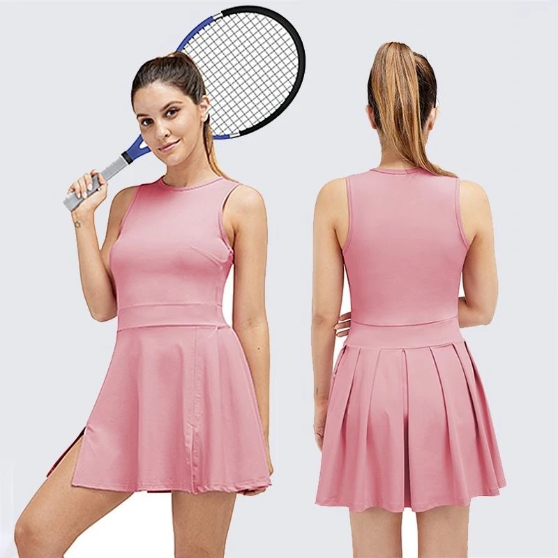 One piece yoga tennis skirt set, quick drying golf sports skirt shorts, anti glare badminton fitness two-piece set
One piece yoga tennis skirt set, quick drying golf sports skirt shorts, anti glare badminton fitness two-piece set