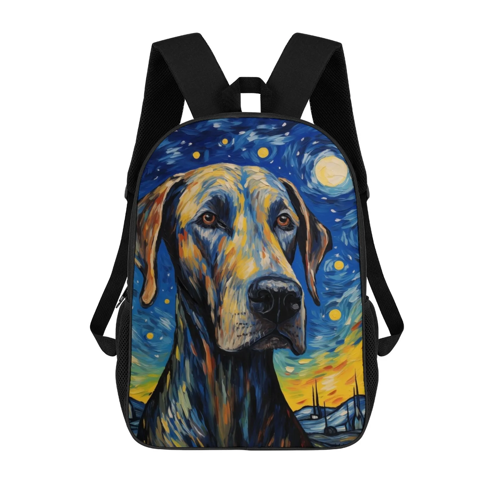 Great Dane Van Gogh School Bag Printed Zipper Backpack Book Bag Back To School 17 Inch School Backpack Bag
Great Dane Van Gogh School Bag Printed Zipper Backpack Book Bag Back To School 17 Inch School Backpack Bag