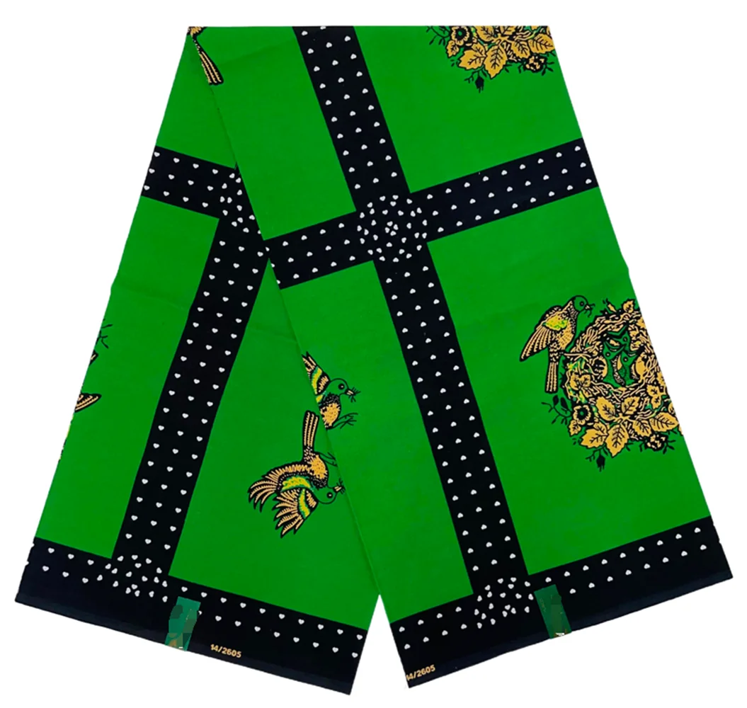 2025 Latest African Wax Fabric Nigeria Real Wax Block Print Ankara Wax 6 Yards African 100% Cotton Fabric For Sewing Party Dress
2025 Latest African Wax Fabric Nigeria Real Wax Block Print Ankara Wax 6 Yards African 100% Cotton Fabric For Sewing Party Dress