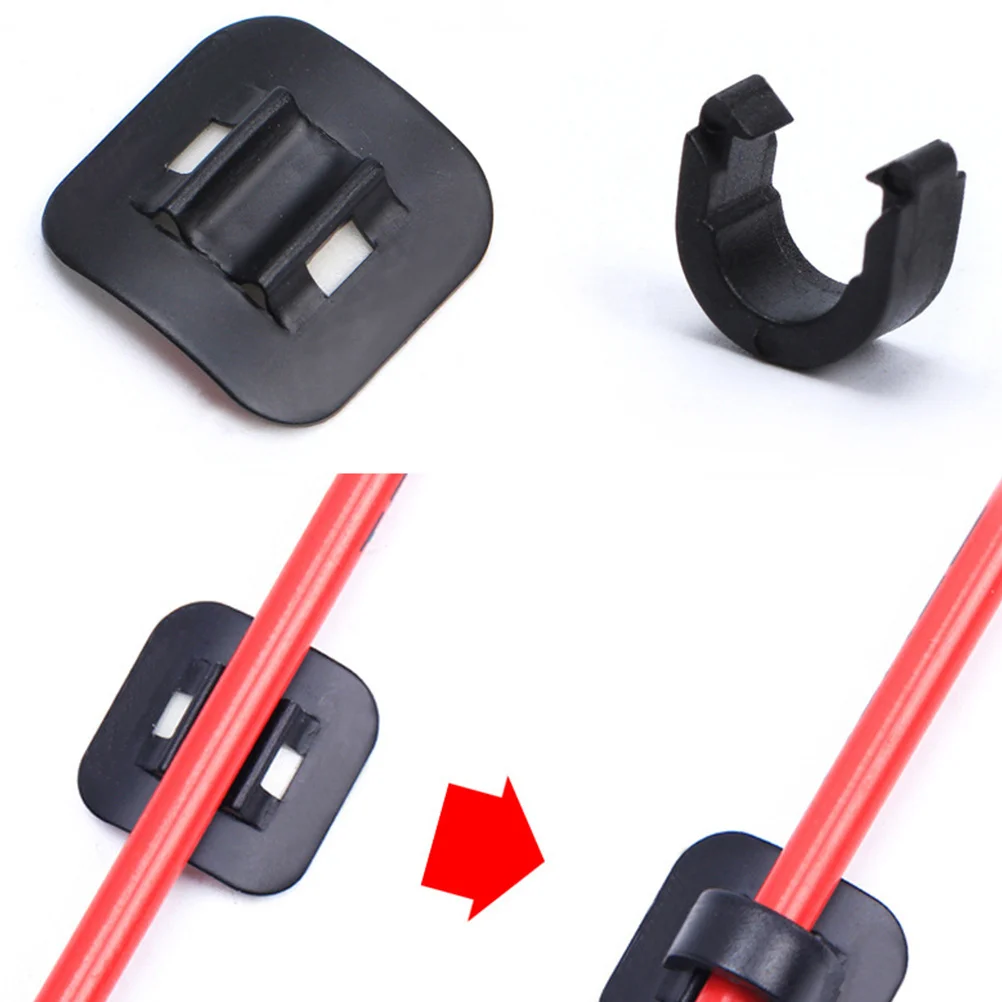 2Pcs Cycling Cable Guide Brake Gear Housing Clip Strong Lightweight Fixing Holder for Mountain Bike Repair Tool Kit
2Pcs Cycling Cable Guide Brake Gear Housing Clip Strong Lightweight Fixing Holder for Mountain Bike Repair Tool Kit