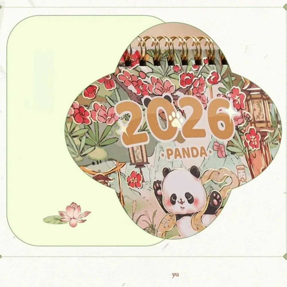 Chinese Style Cartoon Panda New Year Desktop Calendar Double Coil Thick Rotary Table Calendar 3D Tear-away Flip Calendar Student
Chinese Style Cartoon Panda New Year Desktop Calendar Double Coil Thick Rotary Table Calendar 3D Tear-away Flip Calendar Student