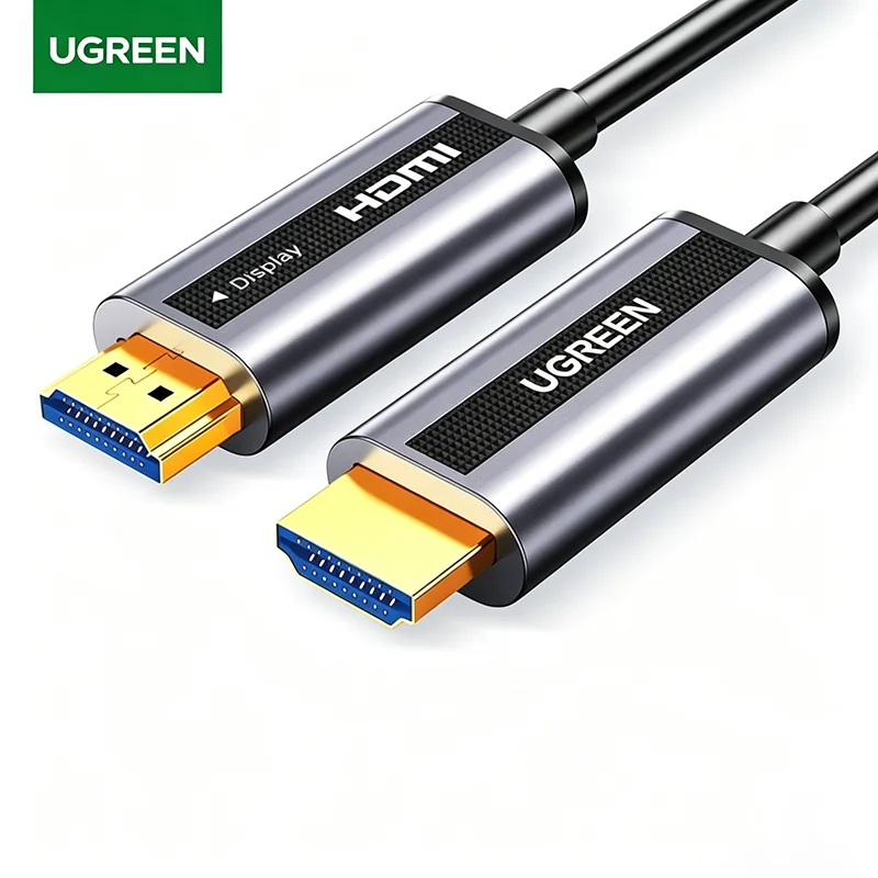 UGREEN 10M Optical Fiber HDMI 2.0 Cable 4K 60Hz Lossless Audio Video Wire Long Distance Connection for Set Top Box TV Projector
UGREEN 10M Optical Fiber HDMI 2.0 Cable 4K 60Hz Lossless Audio Video Wire Long Distance Connection for Set Top Box TV Projector