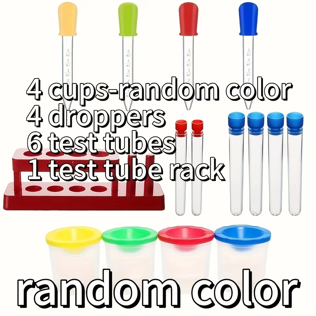 15-Piece Color Expansion Training Set, Test Tube Rack Set, and Color Mixing Pipette Set - High Quality, Durable, Ergonomically Designed, for Imaginative Play with Any Color, Perfect as a Birthday, Christmas, and Holiday Gift
15-Piece Color Expansion Training Set, Test Tube Rack Set, and Color Mixing Pipette Set - High Quality, Durable, Ergonomically Designed, for Imaginative Play with Any Color, Perfect as a Birthday, Christmas, and Holiday Gift