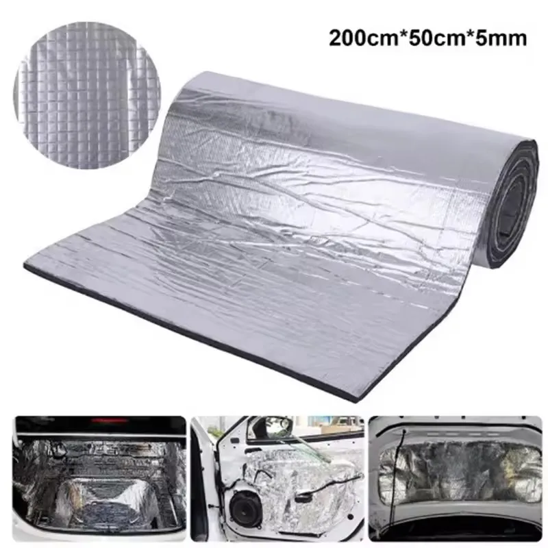 2000x500mm 5mm Car Sound Mat Proofing Deadener Heat Noise Insulation Deadening Mat Hood Closed Cell Foam Interior Accessories
2000x500mm 5mm Car Sound Mat Proofing Deadener Heat Noise Insulation Deadening Mat Hood Closed Cell Foam Interior Accessories