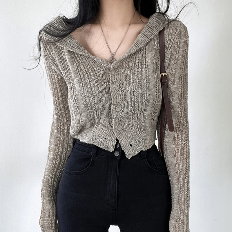 Korean Fashion Cardigan Woman Clothes Short Knit Tops Cropped Sweaters Korean Style Clothes
Korean Fashion Cardigan Woman Clothes Short Knit Tops Cropped Sweaters Korean Style Clothes