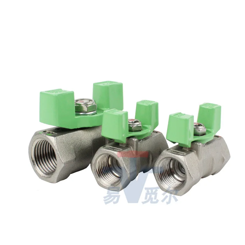 Stainless Steel 316 Two-way on/off Valve Ball Valve UTKWM Butterfly Handle Threaded High-pressure Valve
Stainless Steel 316 Two-way on/off Valve Ball Valve UTKWM Butterfly Handle Threaded High-pressure Valve