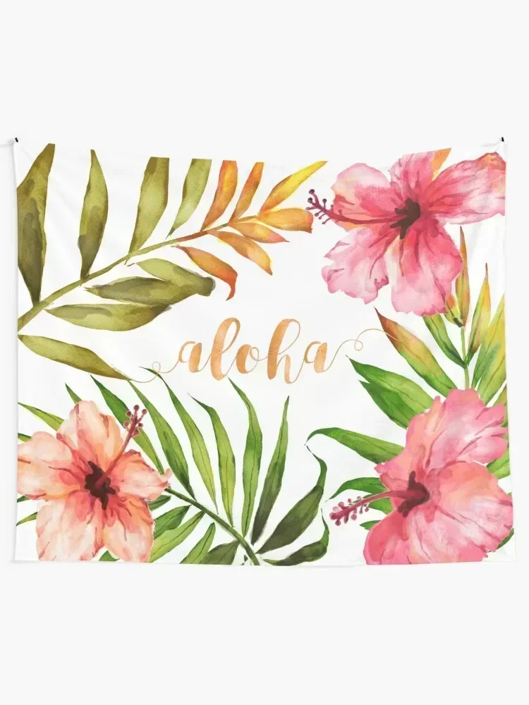 Aloha Tropical Hawaiian Floral Watercolor Tapestry Wall Decoration Items Decor For Bedroom Tapestry
Aloha Tropical Hawaiian Floral Watercolor Tapestry Wall Decoration Items Decor For Bedroom Tapestry