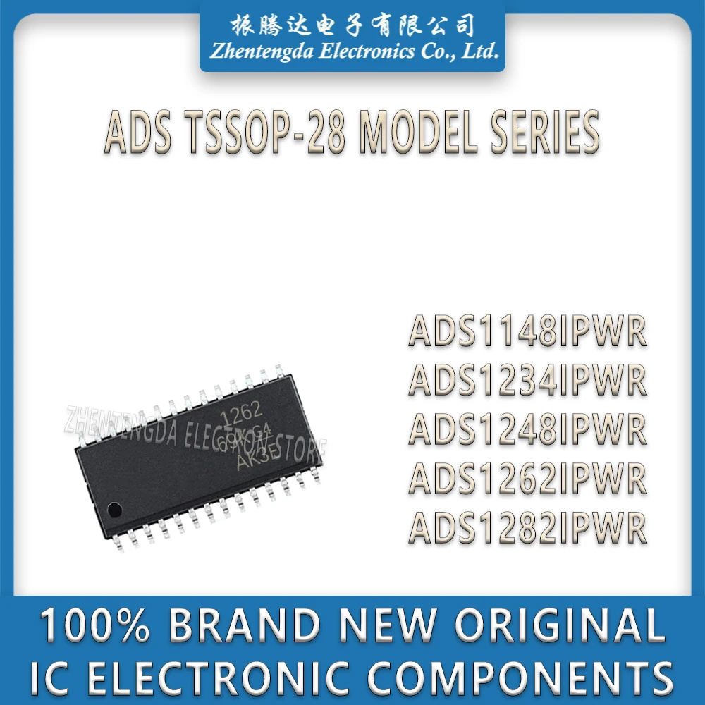 ADS1148IPWR ADS1234IPWR ADS1248IPWR ADS1262IPWR ADS1282IPWR ADS1148 ADS1234 ADS1248 ADS1262 ADS1282 IC Chip TSSOP-28
ADS1148IPWR ADS1234IPWR ADS1248IPWR ADS1262IPWR ADS1282IPWR ADS1148 ADS1234 ADS1248 ADS1262 ADS1282 IC Chip TSSOP-28
