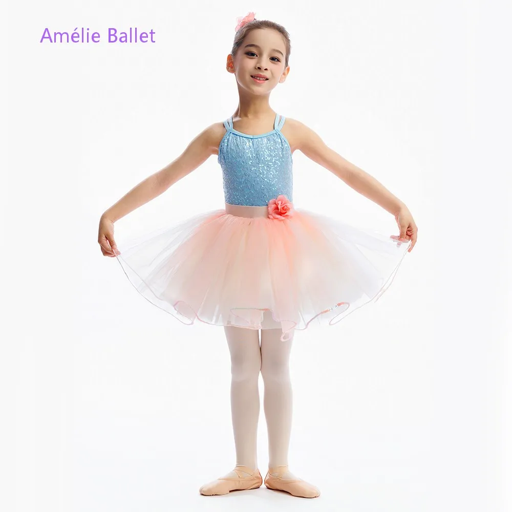 25020 New Ballet Costumes Kids Ballet Costumes Sky Blue Stretch Sequin Top with Pink Tulle Tutu Skirts Kids' Cute Ballet Tutus
25020 New Ballet Costumes Kids Ballet Costumes Sky Blue Stretch Sequin Top with Pink Tulle Tutu Skirts Kids' Cute Ballet Tutus