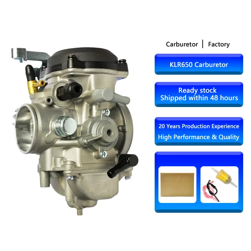 40mm Motorcycle Carburetor Large Displacement Engine Carburetor For Kawasaki KLR650 CVK40 Motorcycle Scooter ATV UTV Dirt Bike
40mm Motorcycle Carburetor Large Displacement Engine Carburetor For Kawasaki KLR650 CVK40 Motorcycle Scooter ATV UTV Dirt Bike