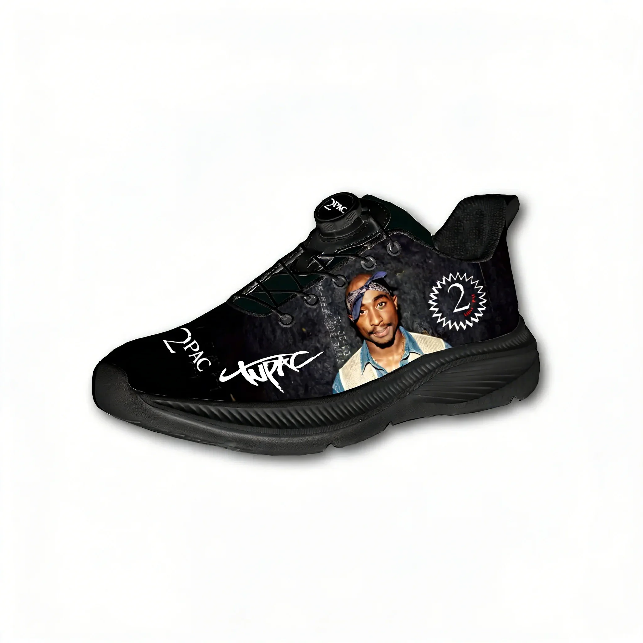 Tupac Rapper 2Pac Mens Womens Rapper Hip hop Running Shoes Laceless Rotating Button Sports Shoe Hiking Leisure Custom Sneaker
Tupac Rapper 2Pac Mens Womens Rapper Hip hop Running Shoes Laceless Rotating Button Sports Shoe Hiking Leisure Custom Sneaker