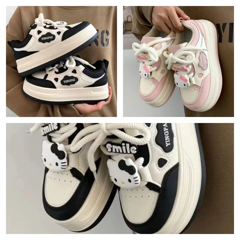Популярная обувь Sanrio для скейтбординга Hello Kitty для девочек, студенческая детская весенне-осенняя дышащая водонепроницаемая повседневная обувь Annals, новый комплект
Популярная обувь Sanrio для скейтбординга Hello Kitty для девочек, студенческая детская весенне-осенняя дышащая водонепроницаемая повседневная обувь Annals, новый комплект