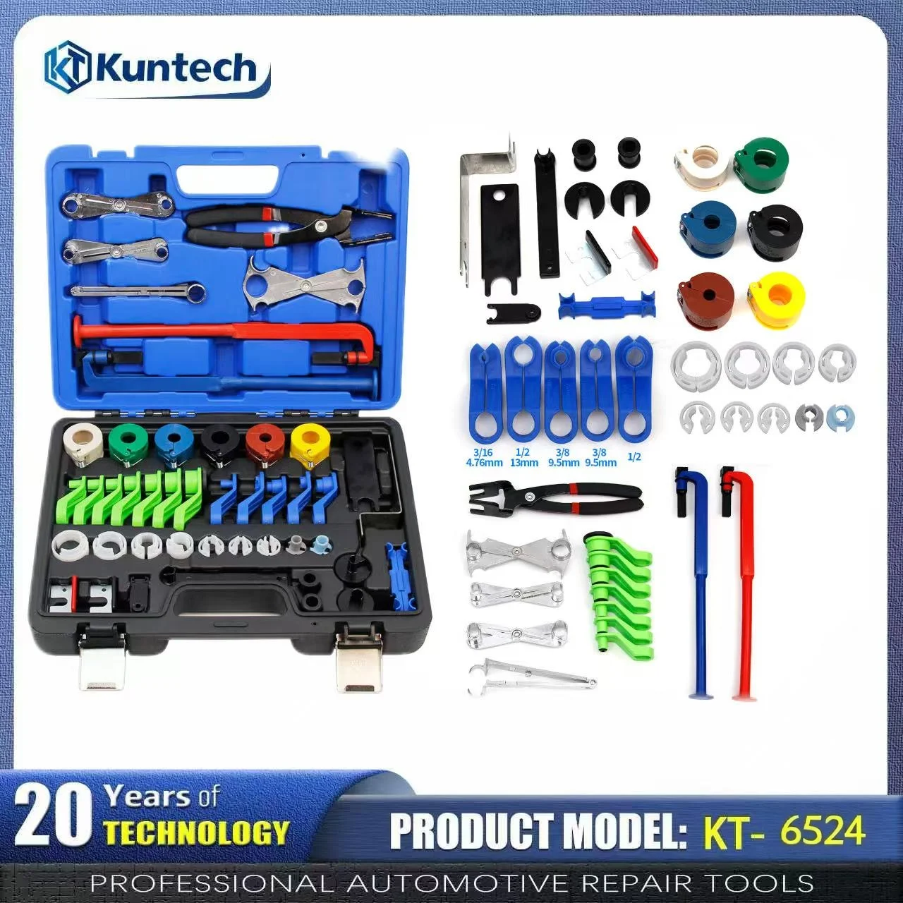 Universal Auto AC Fuel Line Disconnect Tool Kit Full Vehicle Series Air Condition Pipe Quick Connector Removal Set With Storage Case Professional Automotive Air Conditioning Hose Clip Dismantling Tools For Garage Maintenance Service
Universal Auto AC Fuel Line Disconnect Tool Kit Full Vehicle Series Air Condition Pipe Quick Connector Removal Set With Storage Case Professional Automotive Air Conditioning Hose Clip Dismantling Tools For Garage Maintenance Service