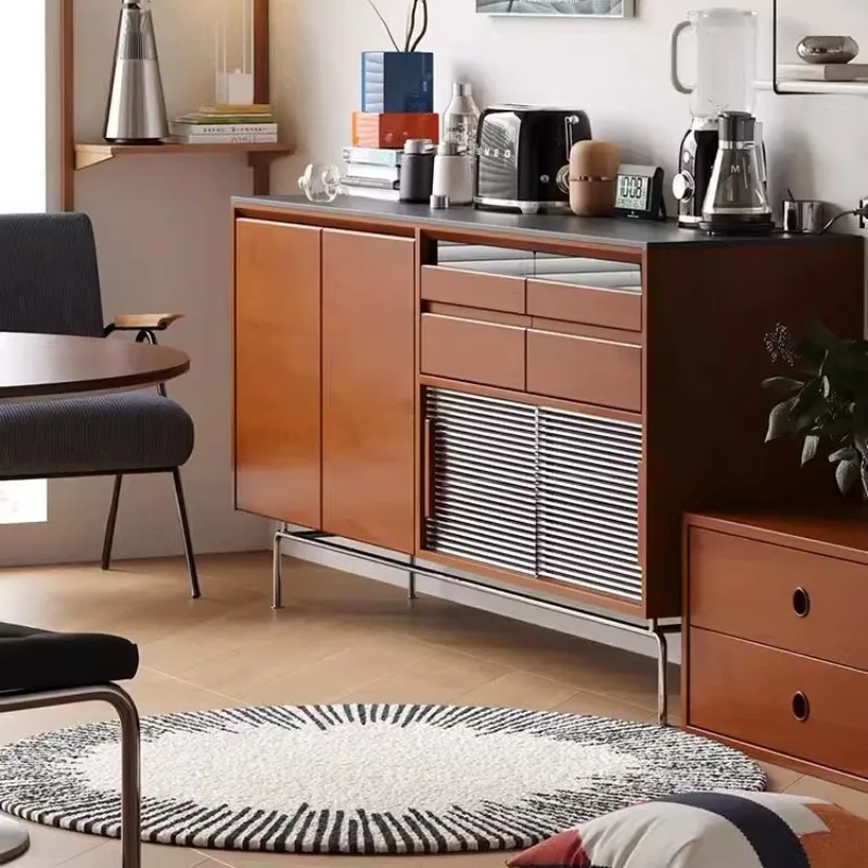 Nordic solid wood dining side cabinet household small apartment stainless steel with drawers tea cabinet
Nordic solid wood dining side cabinet household small apartment stainless steel with drawers tea cabinet