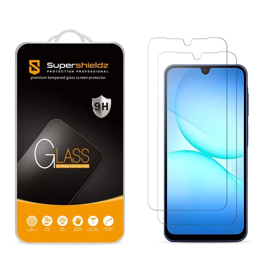 2 Pack Designed for Samsung Galaxy A17 5G Tempered Glass Screen Protector, Anti Scratch, Bubble Free
2 Pack Designed for Samsung Galaxy A17 5G Tempered Glass Screen Protector, Anti Scratch, Bubble Free