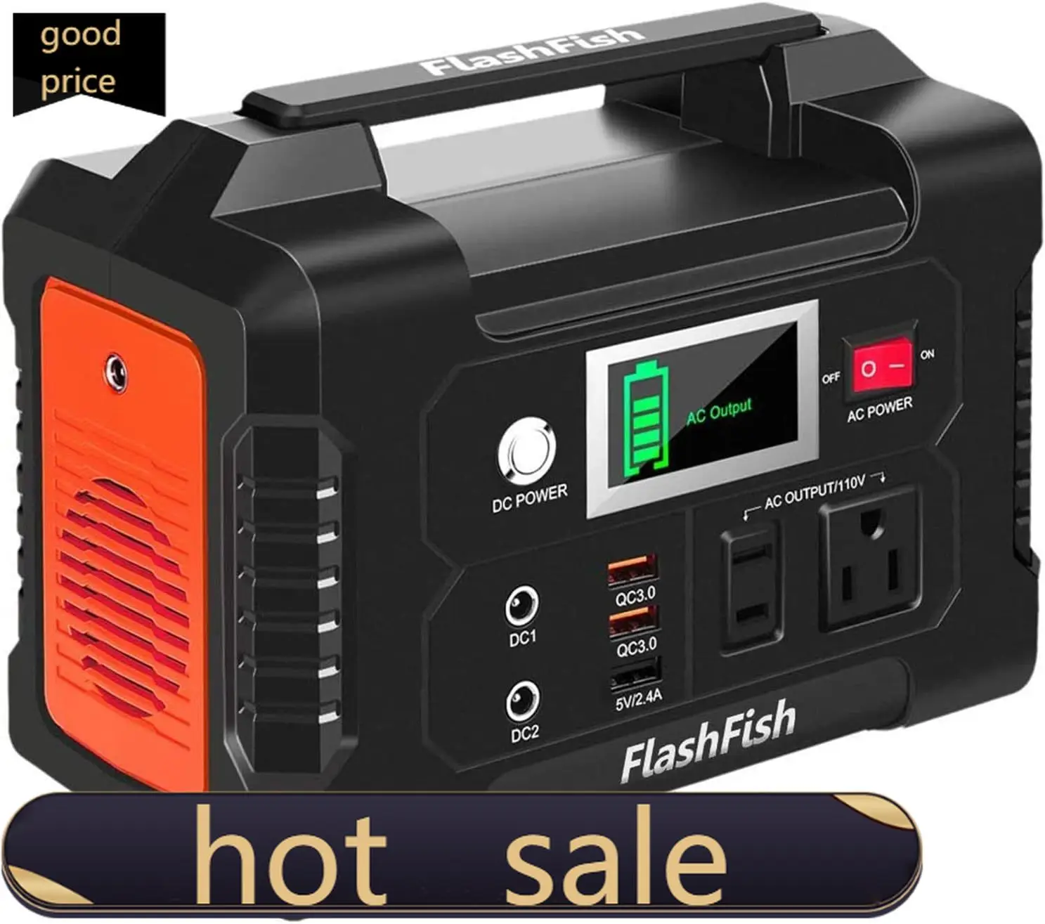 Portable Power Station 200W 40800mAh Backup Power Battery Pack With 110V AC Outlets 2 DC Ports 3 USB Ports Solar Generator
Portable Power Station 200W 40800mAh Backup Power Battery Pack With 110V AC Outlets 2 DC Ports 3 USB Ports Solar Generator