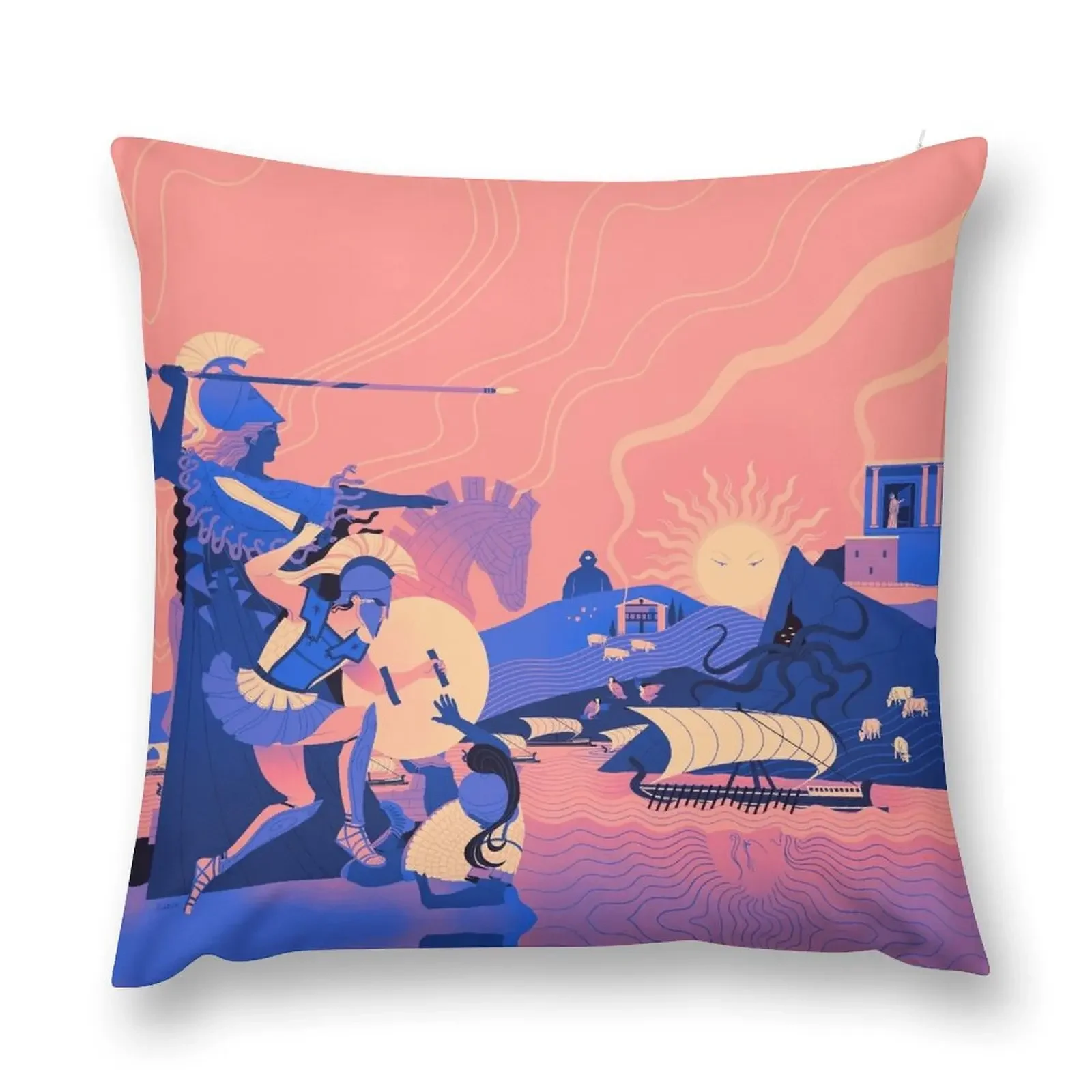 Homeric Landscape - Summer Throw Pillow Cushions For Sofa Pillowcase Pillows Aesthetic Decorative Cover For Living Room pillow
Homeric Landscape - Summer Throw Pillow Cushions For Sofa Pillowcase Pillows Aesthetic Decorative Cover For Living Room pillow