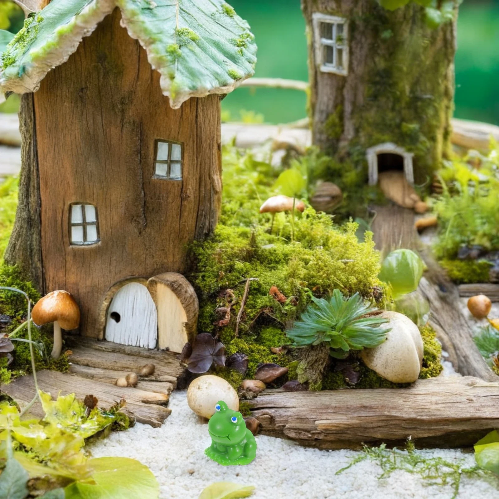 120pcs Micro Landscape Ornament Miniature Resin Frog Figurines Car Accessories Dashboard Decor Green Cartoon Statues Garden
120pcs Micro Landscape Ornament Miniature Resin Frog Figurines Car Accessories Dashboard Decor Green Cartoon Statues Garden