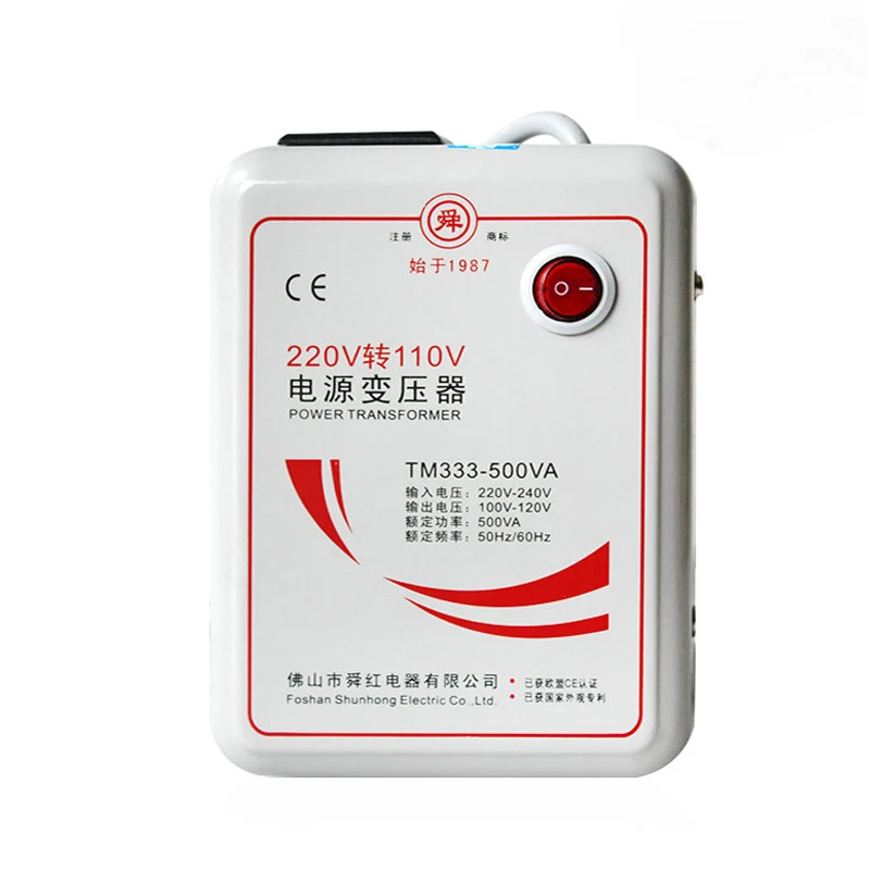 Voltage converter,110v change to 220v transformer.Suit for 110v,less than 250w electrical appliances suit for USA, Japan,Mexico
Voltage converter,110v change to 220v transformer.Suit for 110v,less than 250w electrical appliances suit for USA, Japan,Mexico