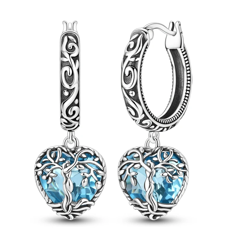 925 Sterling Silver Earrings Women Zirconium Sparking Tree of Life Drop Earring For Anniversary Wedding Jewelry Gifts
925 Sterling Silver Earrings Women Zirconium Sparking Tree of Life Drop Earring For Anniversary Wedding Jewelry Gifts