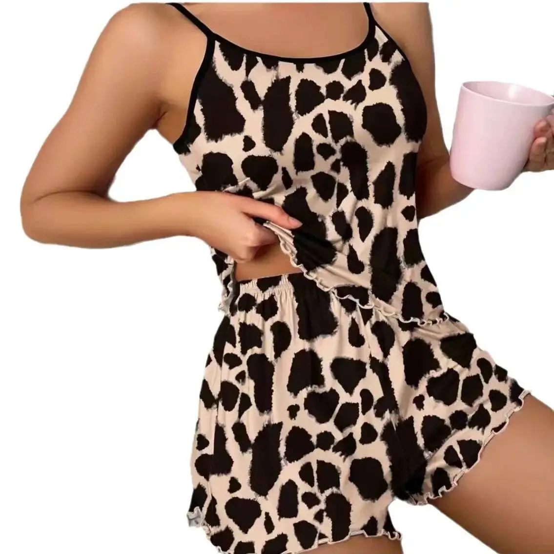New Butterfly Printed Pajama Casaul Elegant Style Shorts Sets Elastic Waistband Shorts Women's Pajamas Homewear Shorts Sets M7RT
New Butterfly Printed Pajama Casaul Elegant Style Shorts Sets Elastic Waistband Shorts Women's Pajamas Homewear Shorts Sets M7RT