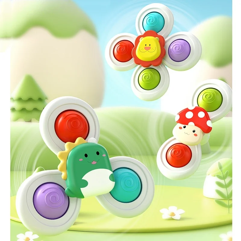 3pcs Cartoon Suction Cup Spinner Bath Toy for Baby Educational Game Fun Dining Table Rotate Sensory Stress Reliever Toys Gifts
3pcs Cartoon Suction Cup Spinner Bath Toy for Baby Educational Game Fun Dining Table Rotate Sensory Stress Reliever Toys Gifts