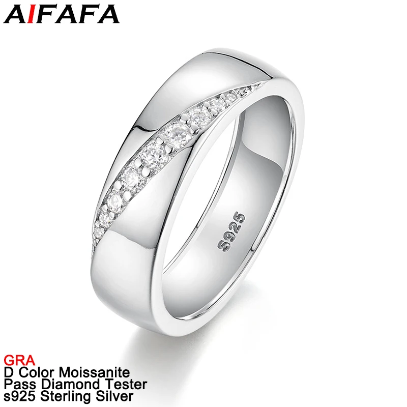 New D Color VVS1 Moissanite Man Rings s925 Silver Moissanita Women Ring Fine Jewellery Pass Diamond Tester
New D Color VVS1 Moissanite Man Rings s925 Silver Moissanita Women Ring Fine Jewellery Pass Diamond Tester