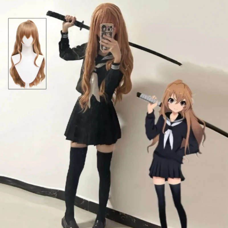 Taiga Aisaka Cosplay Costume Toradora Navy Sailor School Uniform Pleated Skirt Full Set for Women Halloween
Taiga Aisaka Cosplay Costume Toradora Navy Sailor School Uniform Pleated Skirt Full Set for Women Halloween