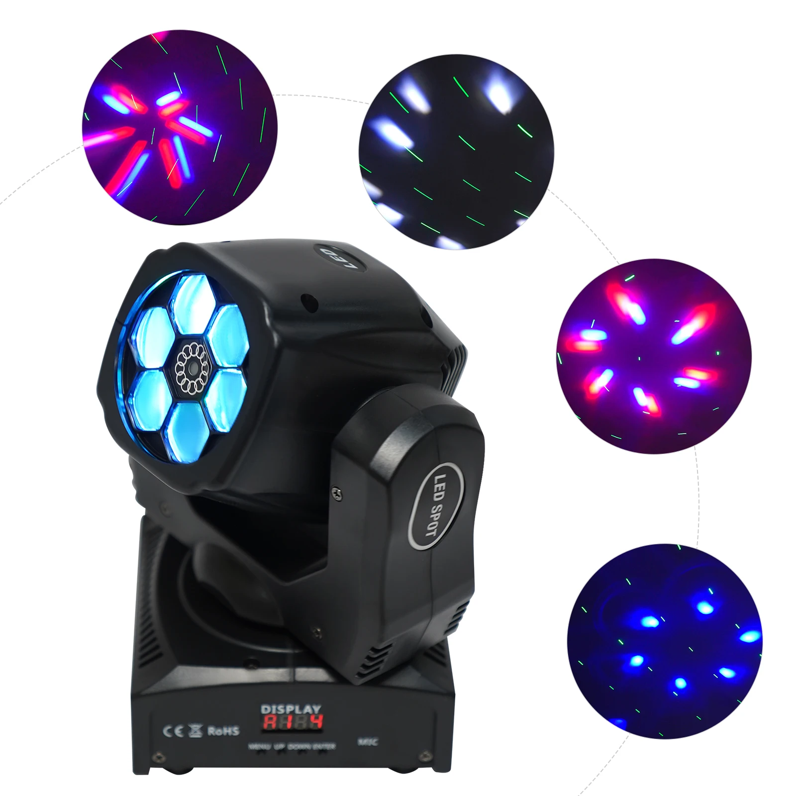 DJ Lights Bee Eye Wash Moving Head Lights Strobe Party Disco Lights Green-Effect Strobe DJ Lights Compatible with 13CH DMX512 for Home Dance Wedding Event Party
DJ Lights Bee Eye Wash Moving Head Lights Strobe Party Disco Lights Green-Effect Strobe DJ Lights Compatible with 13CH DMX512 for Home Dance Wedding Event Party