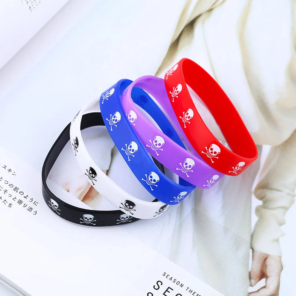 30 Pcs Skull Bracelet Personality Silicone Wrist Straps Trend Sports Wristband Head
30 Pcs Skull Bracelet Personality Silicone Wrist Straps Trend Sports Wristband Head