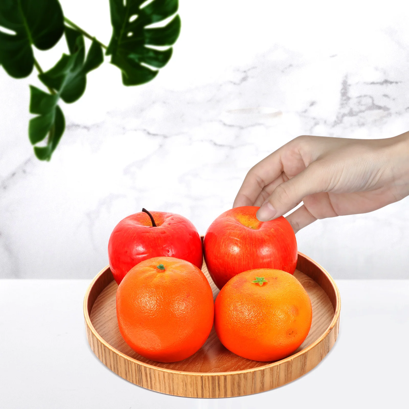 Wooden Tray Farmhouse Light Brown Kitchen Counter Serving Trays Wood Material Smooth Easy Clean Compact Fruit Snack Food
Wooden Tray Farmhouse Light Brown Kitchen Counter Serving Trays Wood Material Smooth Easy Clean Compact Fruit Snack Food