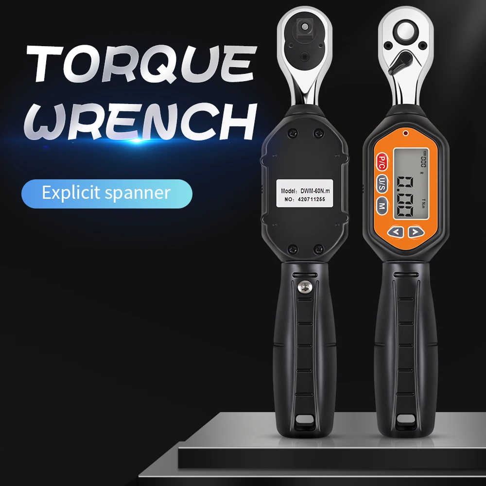 Digital Torque Wrench 3/8‘’ Professional Bike Car Repair Adjustable Torque Wrench Hand Tools with Buzzer & LED
Digital Torque Wrench 3/8‘’ Professional Bike Car Repair Adjustable Torque Wrench Hand Tools with Buzzer & LED