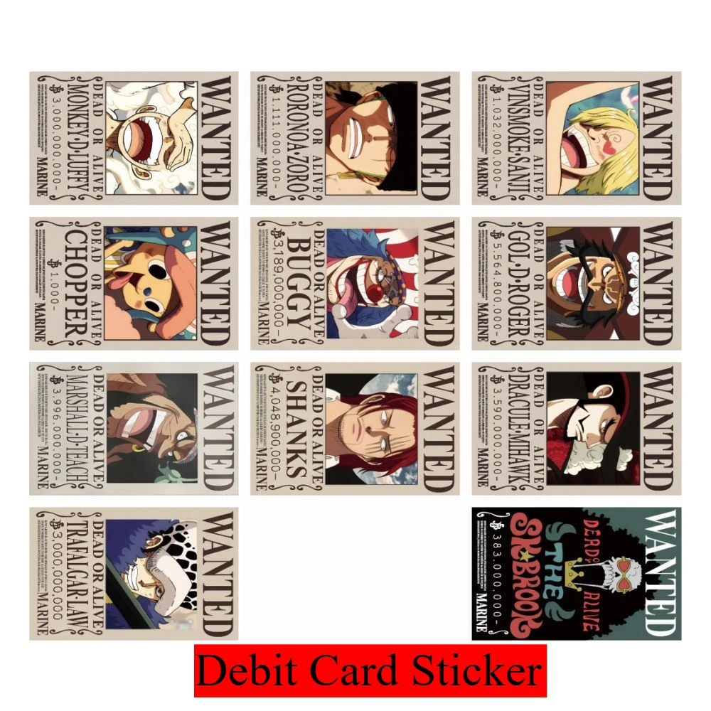 Anime One Piece Dragon Ball Naruto 2.5D HD Matte PVC Sticker Film Tape Skin for Credit Card Debit Card Waterproof Sticker
Anime One Piece Dragon Ball Naruto 2.5D HD Matte PVC Sticker Film Tape Skin for Credit Card Debit Card Waterproof Sticker