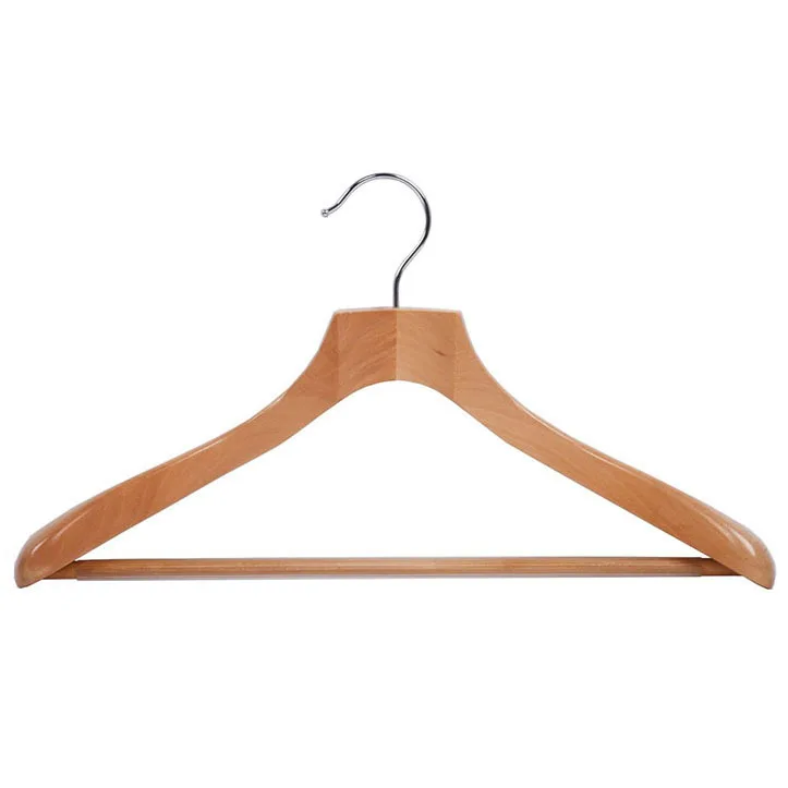 Exceptional Solid Hardwood Wide Shoulder Coat Hanger, Wood Suit Hangers with Non-slip Pants bar (5 Pieces/ Lot)
Exceptional Solid Hardwood Wide Shoulder Coat Hanger, Wood Suit Hangers with Non-slip Pants bar (5 Pieces/ Lot)