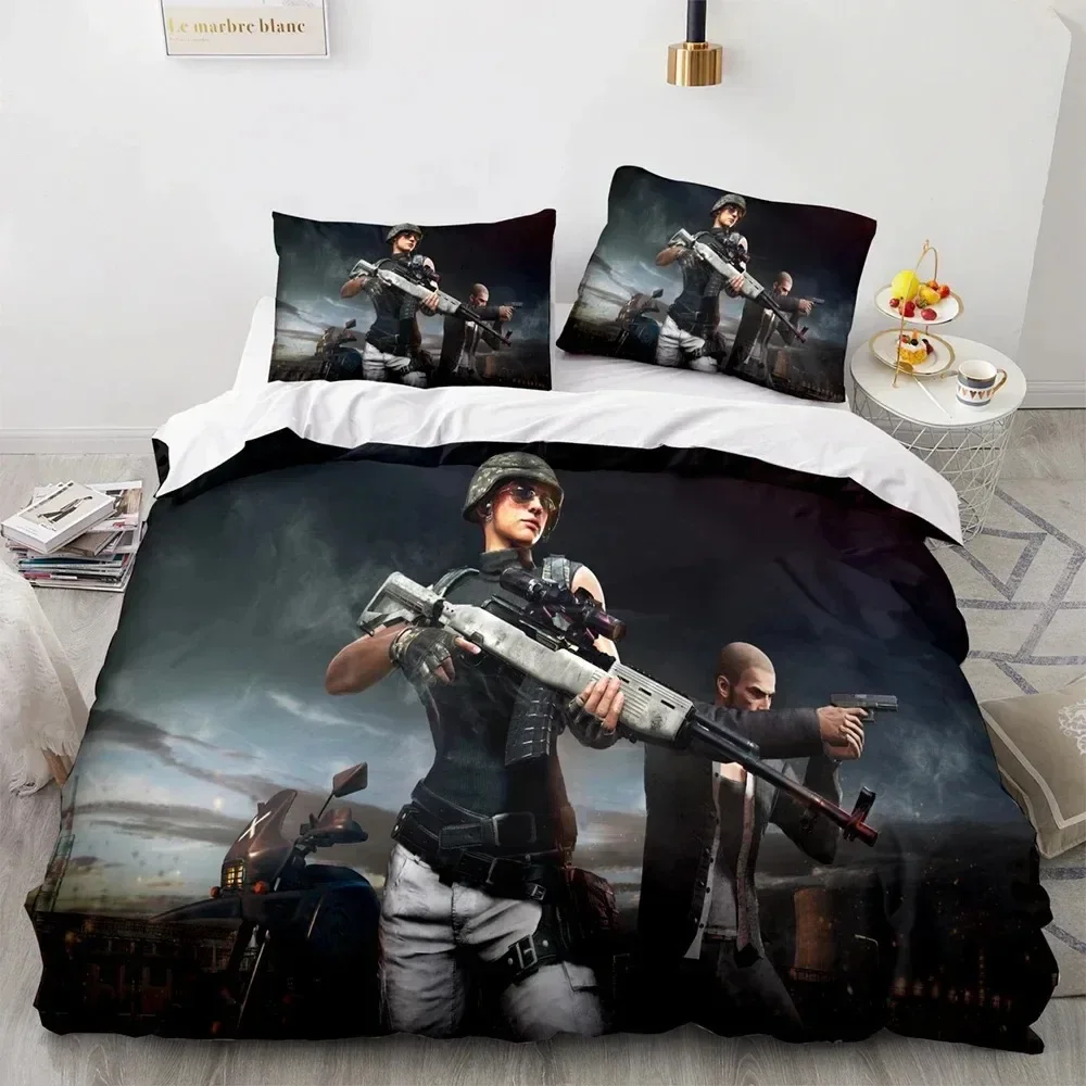 3D Print PUBG Game BATTLEGROUNDS Bedding Set Duvet Cover Bed Set Quilt Cover Pillowcase Comforter king Queen Size Boys Adult
3D Print PUBG Game BATTLEGROUNDS Bedding Set Duvet Cover Bed Set Quilt Cover Pillowcase Comforter king Queen Size Boys Adult