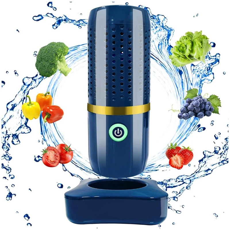 Fruit Andvegetable Cleaner Rechargeable Cleaning Machine Forvegetables Andfruits Portable Mini Food Cleaner Blue
Fruit Andvegetable Cleaner Rechargeable Cleaning Machine Forvegetables Andfruits Portable Mini Food Cleaner Blue