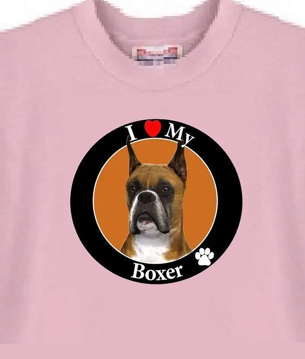Футболка с собакой для мужчин и женщин-I Love My Boxer-также доступна футболка с кошкой
Футболка с собакой для мужчин и женщин-I Love My Boxer-также доступна футболка с кошкой