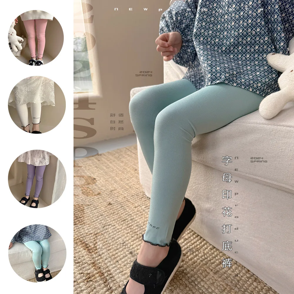 Baby Girl Pants Children Clothing 2024 Spring and Autumn Children Korean Letter Printed Leggings Girls All Tight Edge Leggings
Baby Girl Pants Children Clothing 2024 Spring and Autumn Children Korean Letter Printed Leggings Girls All Tight Edge Leggings
