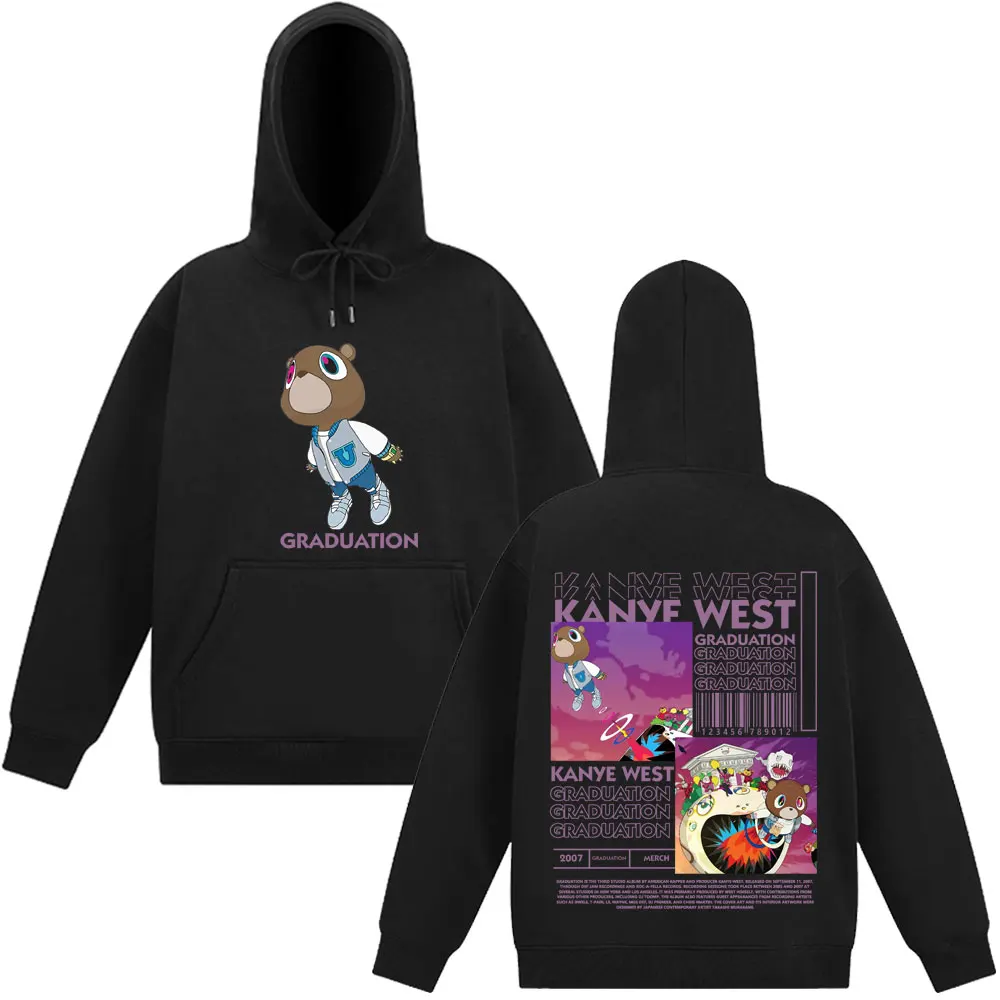 Rapper Kanye West Graduation Graphic Vintage Hoodies Harajuku Music Sweatshirts Men Women Casual Fashion Oversized Pullovers
Rapper Kanye West Graduation Graphic Vintage Hoodies Harajuku Music Sweatshirts Men Women Casual Fashion Oversized Pullovers