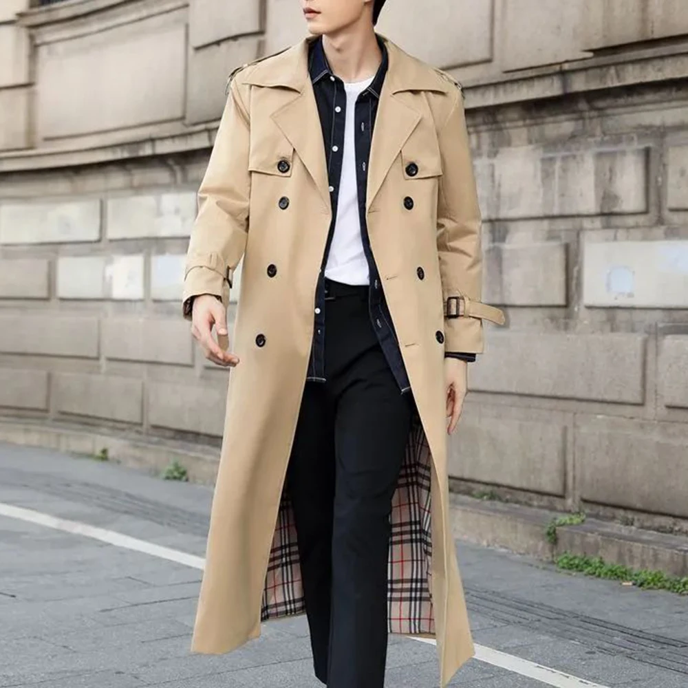 Mens Long Casual Coat Genderless 2024 New Autumn Winter Fashion British Style Temperament Slim Retro Solid Color Jacket Unisex
Mens Long Casual Coat Genderless 2024 New Autumn Winter Fashion British Style Temperament Slim Retro Solid Color Jacket Unisex