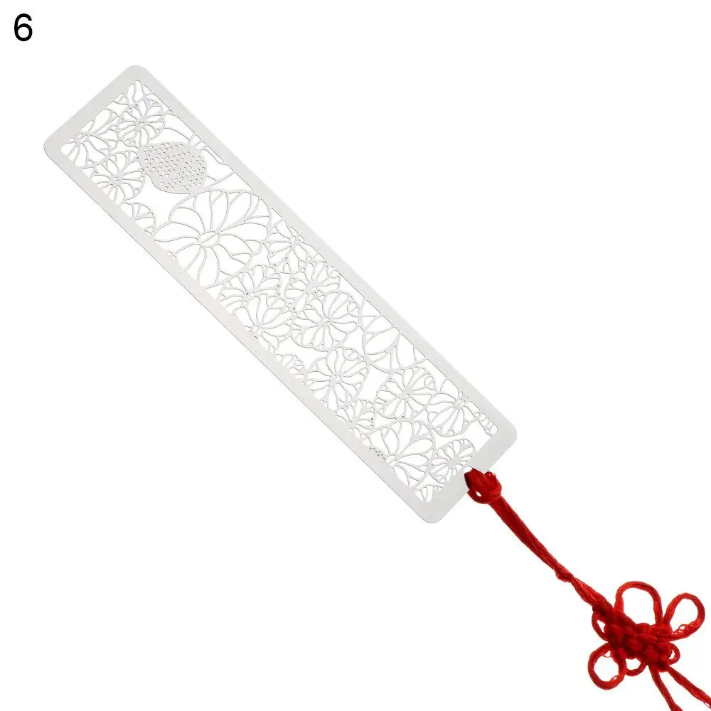 Creative School Hollow Red Knot Kids Students Gift Metal Bookmarks Stainless Steel Bookmarks
Creative School Hollow Red Knot Kids Students Gift Metal Bookmarks Stainless Steel Bookmarks