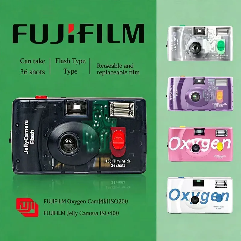 135 Film Camera Take 36 Photos Flashing Disposable Camera Birthday Christmas Gifts Fujifilm Jelly Film Camera Transparent C400
135 Film Camera Take 36 Photos Flashing Disposable Camera Birthday Christmas Gifts Fujifilm Jelly Film Camera Transparent C400