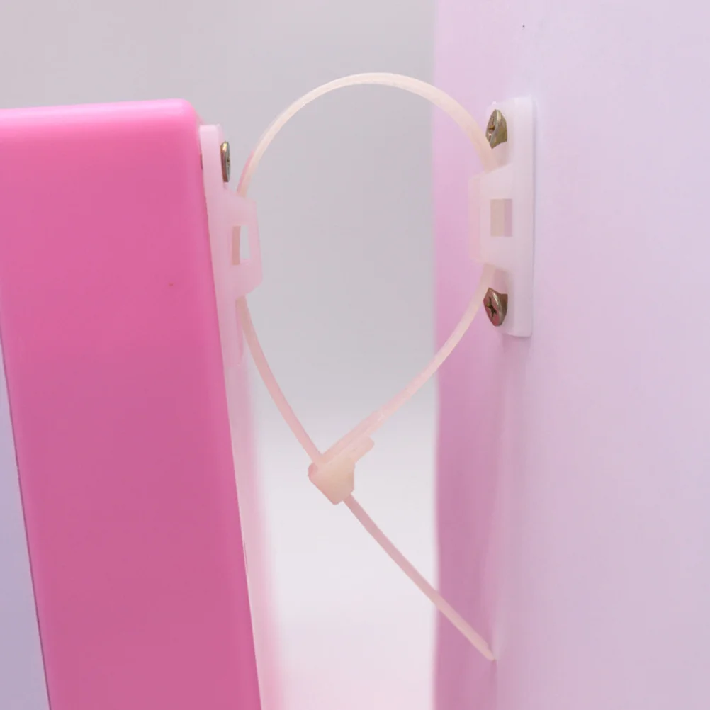 10 комплектов антивандальных фиксаторов для мебели, пластиковые крепления для защиты детей от опрокидывания шкафов и ящиков, белые
10 комплектов антивандальных фиксаторов для мебели, пластиковые крепления для защиты детей от опрокидывания шкафов и ящиков, белые