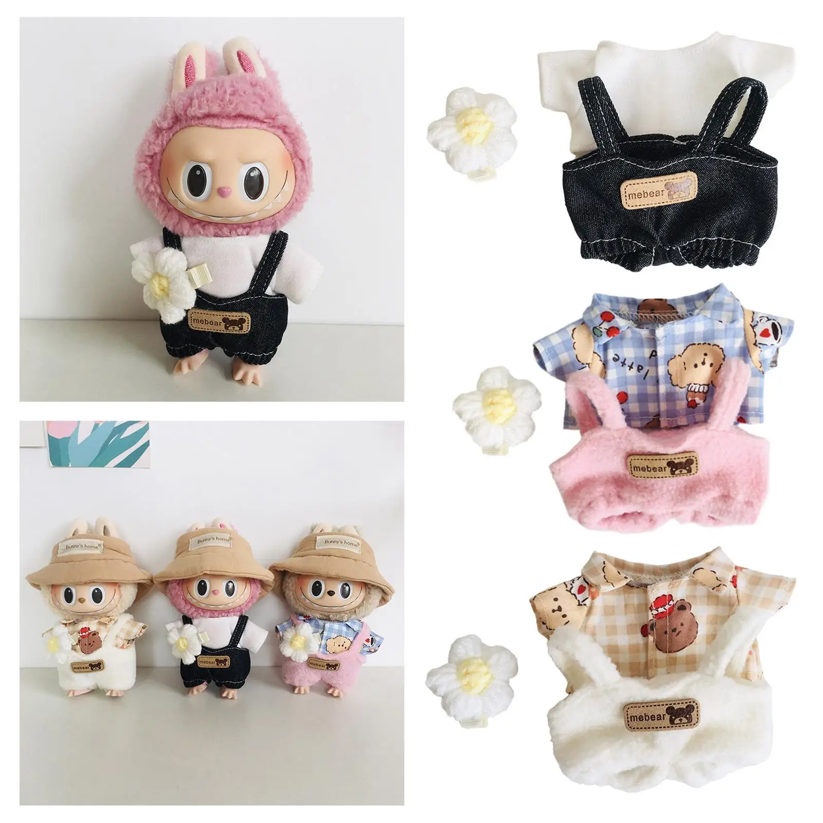 Plush Doll Clothes Stuffed Plush Doll Dress up Plush Doll Accessories Doll T Shirt Pants Doll Suit Stuffed Animals Clothes Soft
Plush Doll Clothes Stuffed Plush Doll Dress up Plush Doll Accessories Doll T Shirt Pants Doll Suit Stuffed Animals Clothes Soft