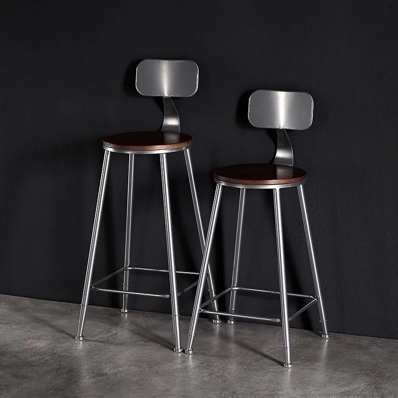 Household Iron Art Bar Chair, Simple Backrest High Chair, Nordic Metal Leisure Stool
Household Iron Art Bar Chair, Simple Backrest High Chair, Nordic Metal Leisure Stool