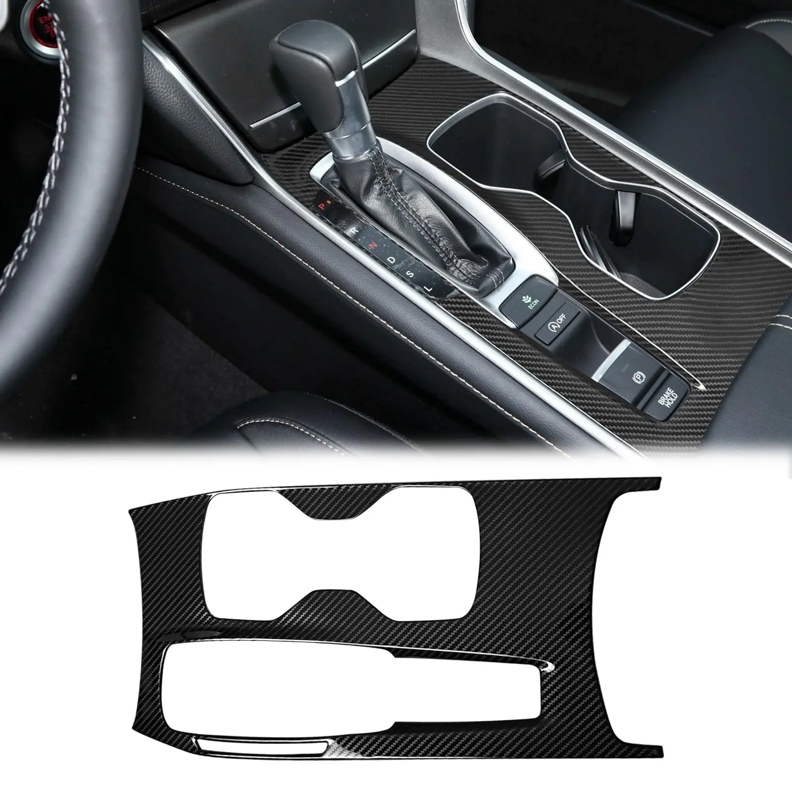 Carbon Fiber Interior Trim Panel For Gear Shift Console And Cup Holders Compatible With Honda Accord 10th Gen 2018–2022
Carbon Fiber Interior Trim Panel For Gear Shift Console And Cup Holders Compatible With Honda Accord 10th Gen 2018–2022