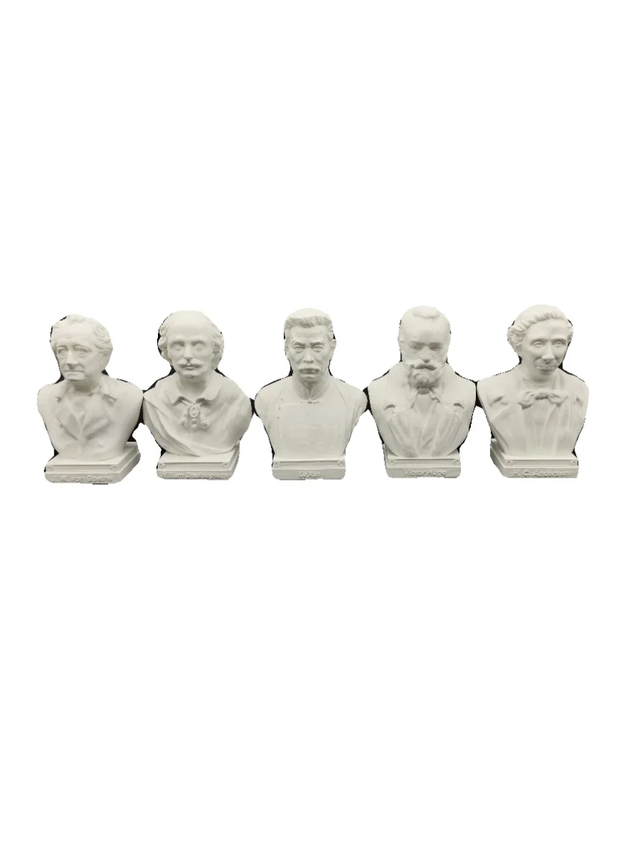 Lu Xun, Shakespeare, Hans Christian Andersen, writer Wenhao, plaster ornaments, statue models, decorations
Lu Xun, Shakespeare, Hans Christian Andersen, writer Wenhao, plaster ornaments, statue models, decorations